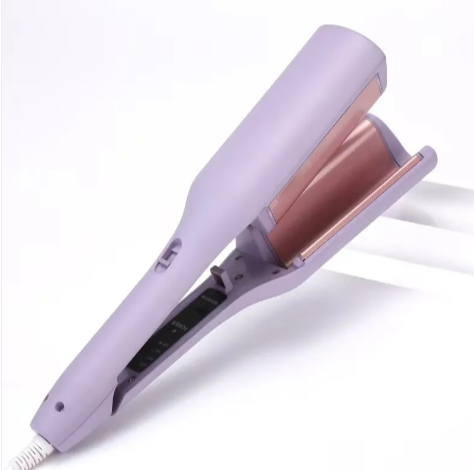 French Deep V Hair Curler – 32MM Big Wave & Water Ripple Curling Iron