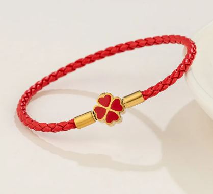 Four-Leaf Clover Lucky Bracelet