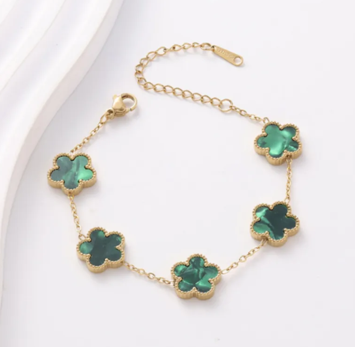 Flora Petal Stainless Jewelry Set