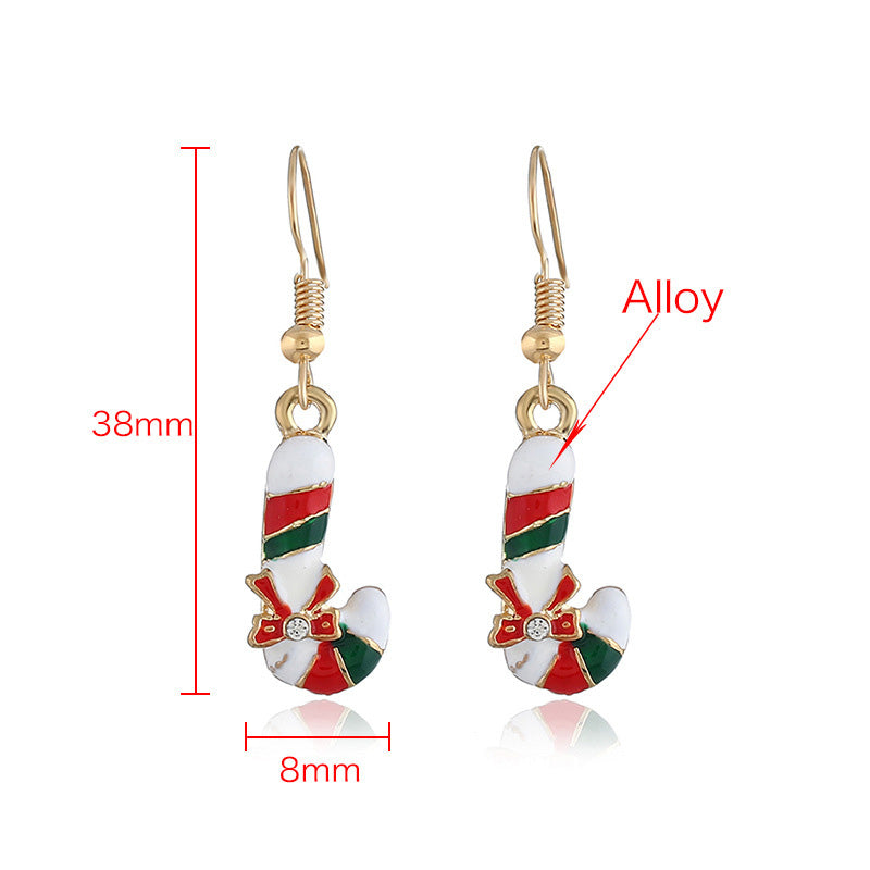 Christmas Jewelry Set: Earrings and Necklace