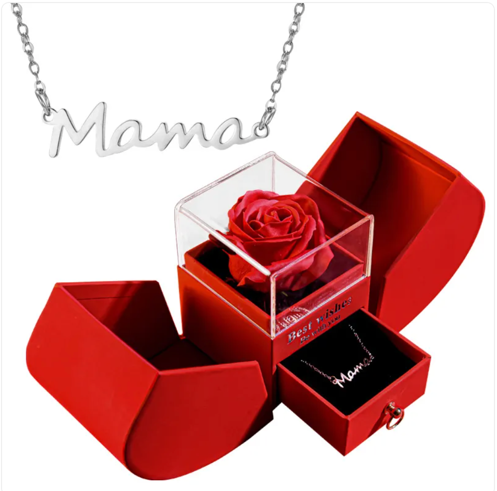 Christmas Necklace Jewelry Box Set