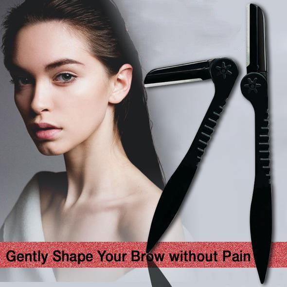 Safety Folding Eyebrow Razor Set for Beginners