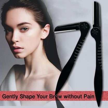 Safety Folding Eyebrow Razor Set for Beginners