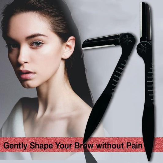 Safety Folding Eyebrow Razor Set for Beginners