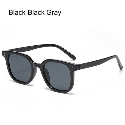 No Makeup Gradient Blush Square UV400 Protective Sunglasses