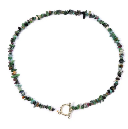 Natural Stone Bead Necklace