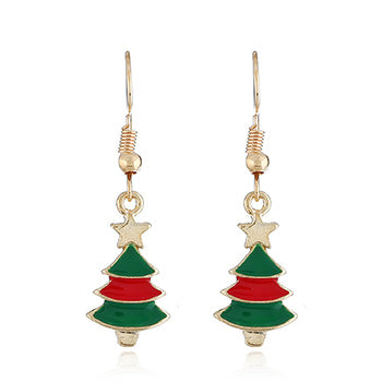 Christmas Jewelry Set: Earrings and Necklace