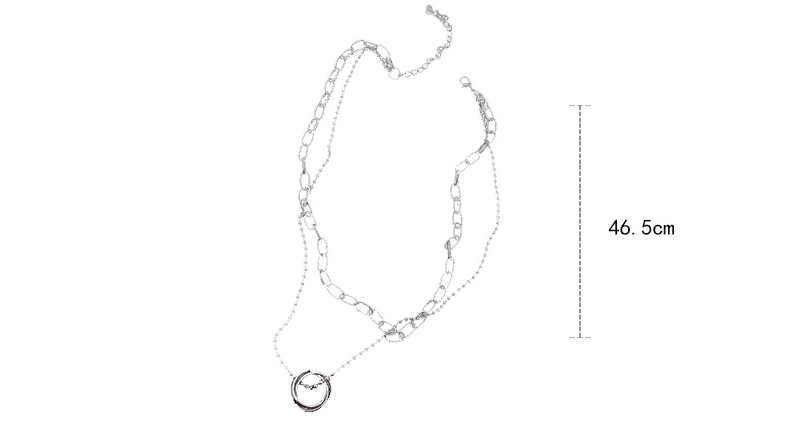 Vintage Multi-Layer Short Necklace, Fashionable Choker