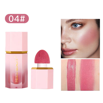 Long-Lasting Waterproof Liquid Blush Stick for Makeup