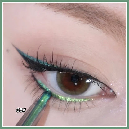 Shiny Chameleon Eyeliner Pencil - Glitter Waterproof Makeup