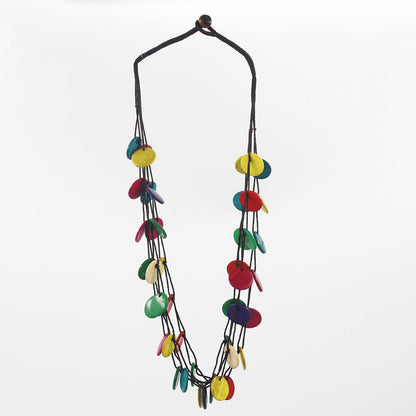 Bohemian Style Multi-Layer Colorful Bead Necklace