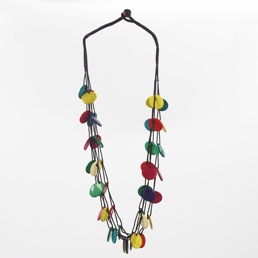 Bohemian Style Multi-Layer Colorful Bead Necklace