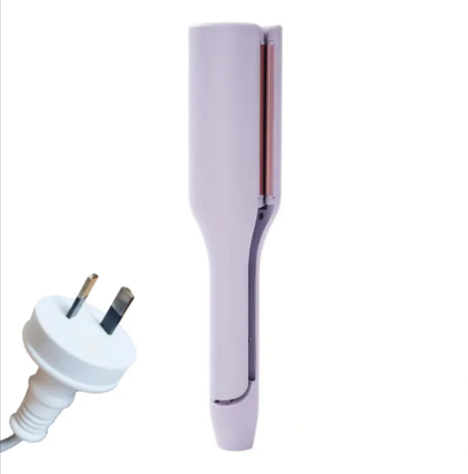 French Deep V Hair Curler – 32MM Big Wave & Water Ripple Curling Iron