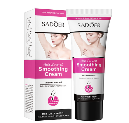 Mild Hair Removal Cream for Skin Cleansing and Moisturizing