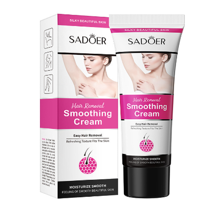 Mild Hair Removal Cream for Skin Cleansing and Moisturizing