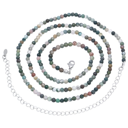 Waist Beads for Women Gemstone Belly Chain Adjustable Beach Waist Jewelry Body Accessories for Women Girls Crystal Beaded Waist Chains (Indian Agate)