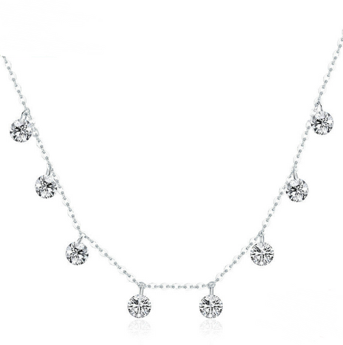 Minimalist Silver Necklace Jewelry