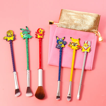 Pikachu Makeup Brushes and Superhero Eyeshadow Brush