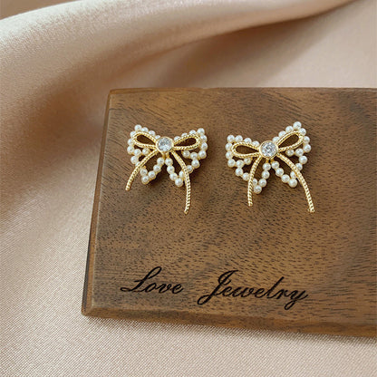Elegant Long S925 Silver Pearl Earrings for Women
