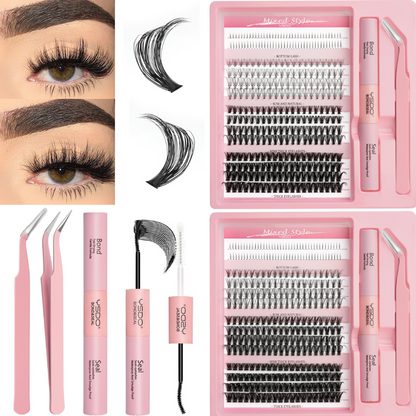 Thick False Eyelashes Set