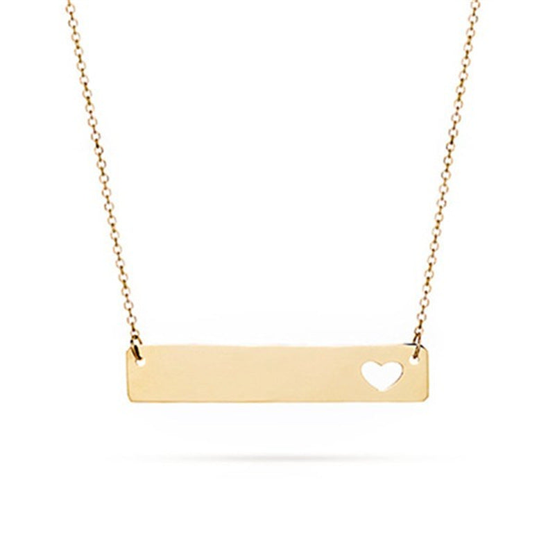Heart Mother-Child Chain, Heart Clavicle Necklace