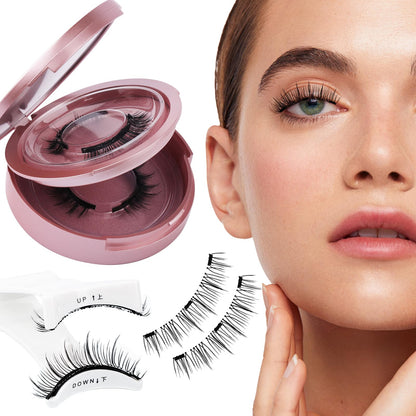 Magnetic Eyelashes Natural Look Magnetic Lashes with Applicator Reusable Magnetic Eyelashes No Glue and No Eyeliner Needed Magnetic Eyelashes 2 Pairs(YJMC+26)