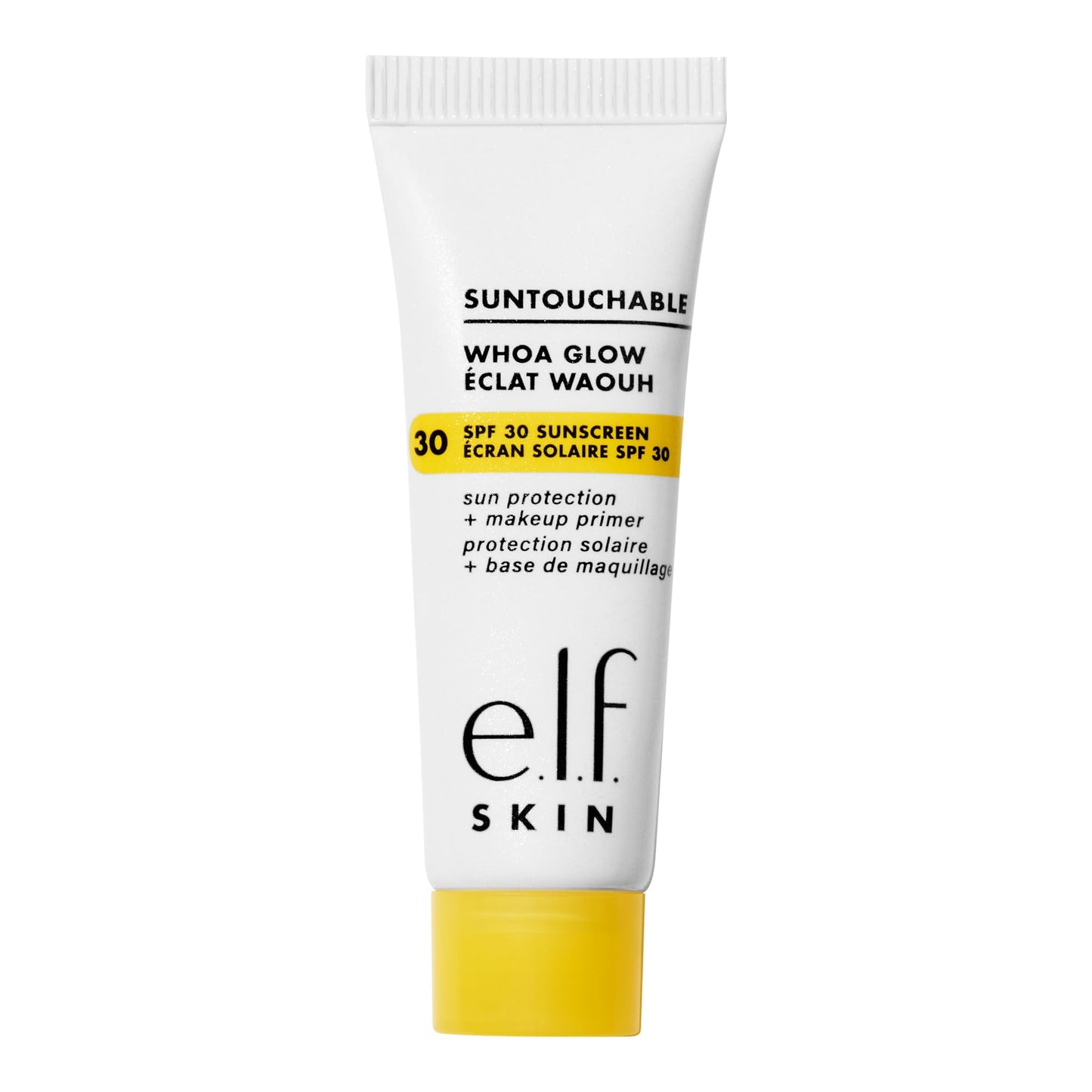 e.l.f. SKIN Suntouchable Whoa Glow SPF 30 Mini Sunscreen & Makeup Primer For A Glowy Finish Made With Hyaluronic Acid Vegan & Cruelty-Free Sunbeam