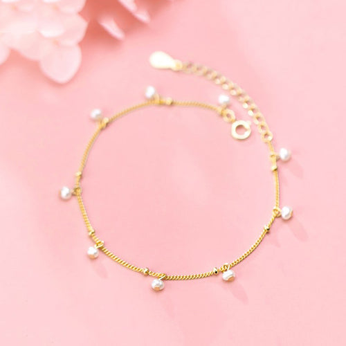 Elegant Pearl Bracelet in S925 Silver for Women