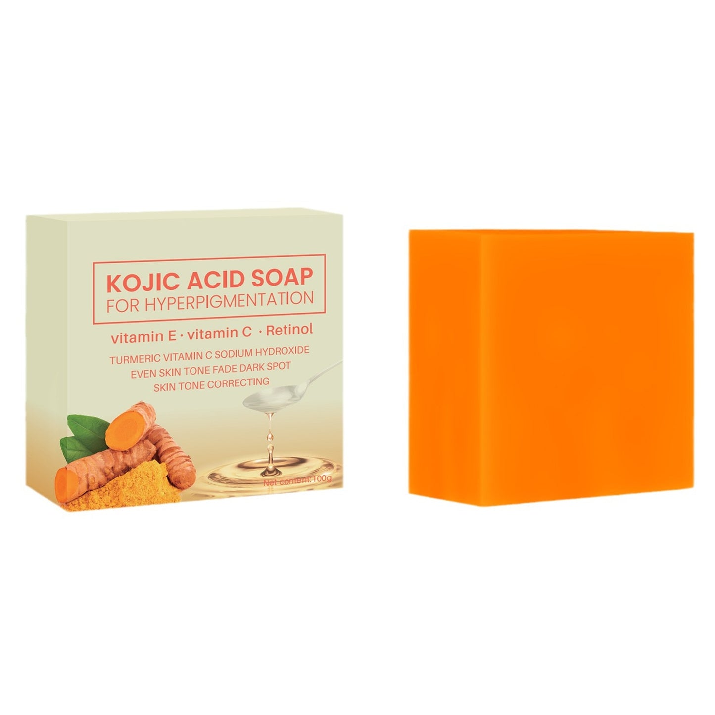 Turmeric Soap Handmade Cleansing Bar with Essential Oils
