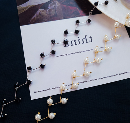 Minimalist Pearl Choker Necklace with Korean Style