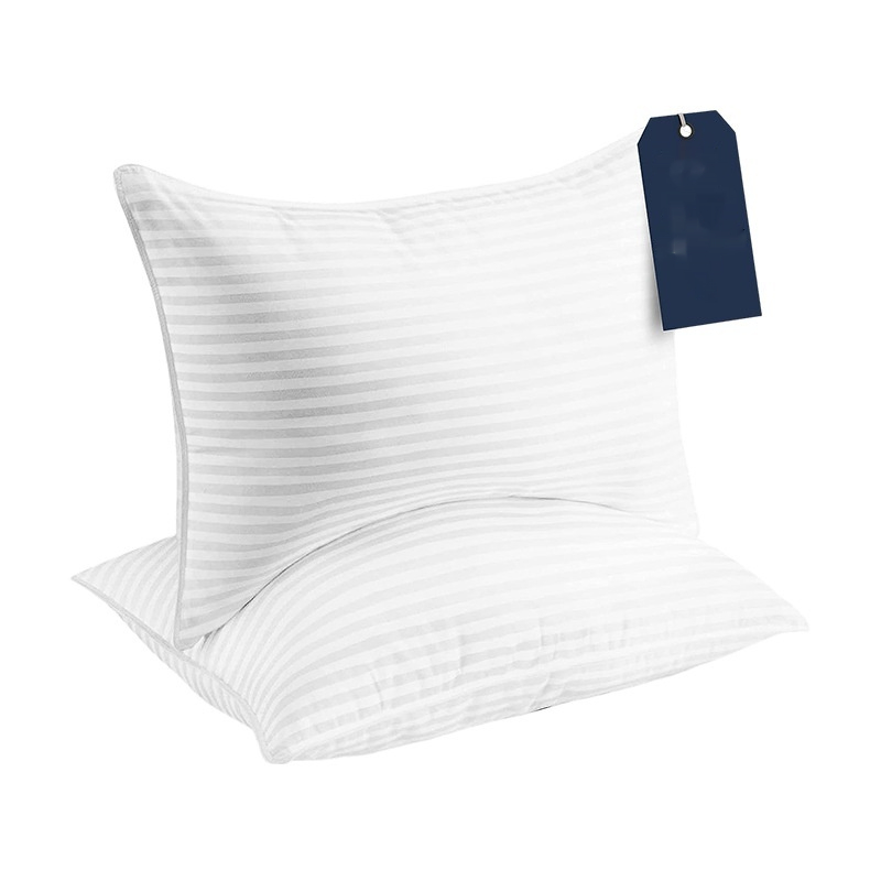 Satin Stripe Pillow Pillow Core Cotton Fiber Filling