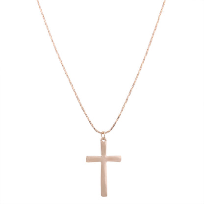 Cross Virgin Mary Pendant, Cross Necklace, Layered Coin Necklace