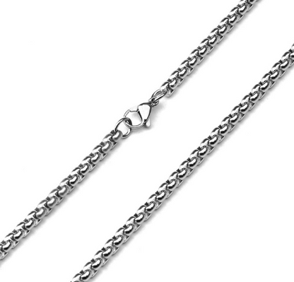 Trendy Gold Titanium Steel Chain Necklace for Men