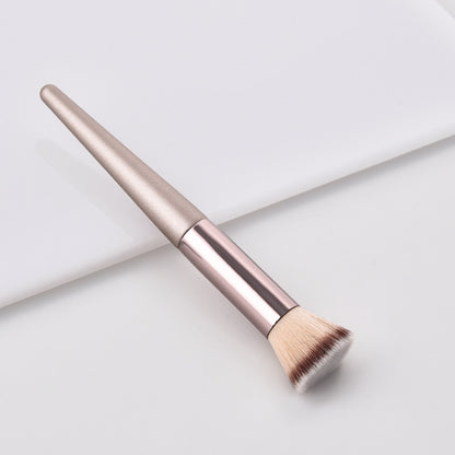 Single Rose Gold Makeup Brush for Blush Application