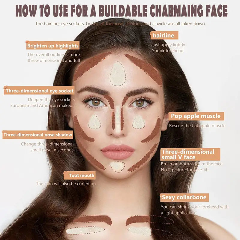 Dual-ended Contour and Concealer Makeup Stick