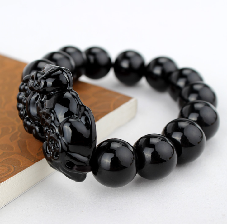 Pixiu Bracelet - Glass Bead and Evil Avoidance Design