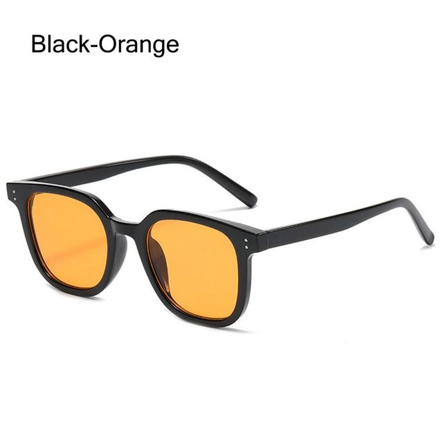 No Makeup Gradient Blush Square UV400 Protective Sunglasses