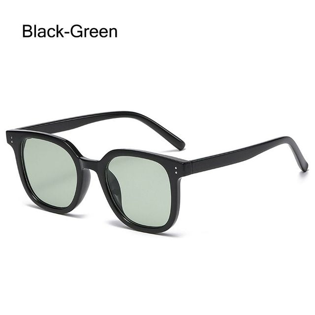 No Makeup Gradient Blush Square UV400 Protective Sunglasses