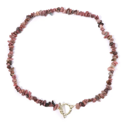 Natural Stone Bead Necklace