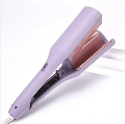 French Deep V Hair Curler – 32MM Big Wave & Water Ripple Curling Iron