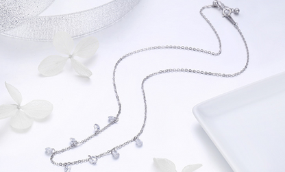 Minimalist Silver Necklace Jewelry