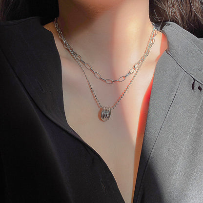 Vintage Multi-Layer Short Necklace, Fashionable Choker