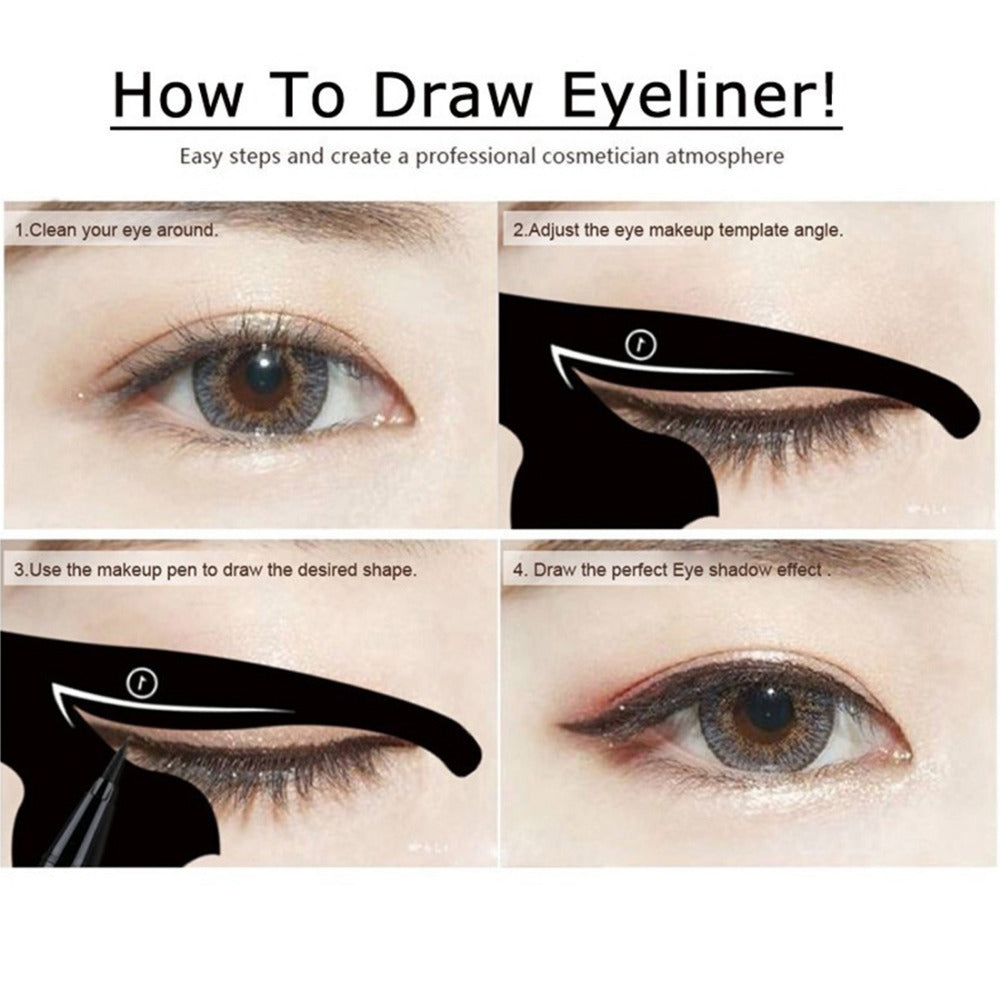 Cat Eye Makeup Tool - Eyeliner and Eyeshadow Stencil