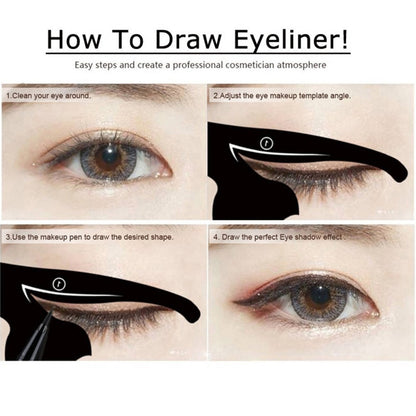 Cat Eye Makeup Tool - Eyeliner and Eyeshadow Stencil