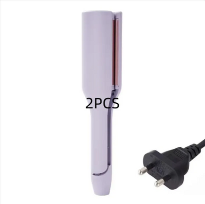 French Deep V Hair Curler – 32MM Big Wave & Water Ripple Curling Iron