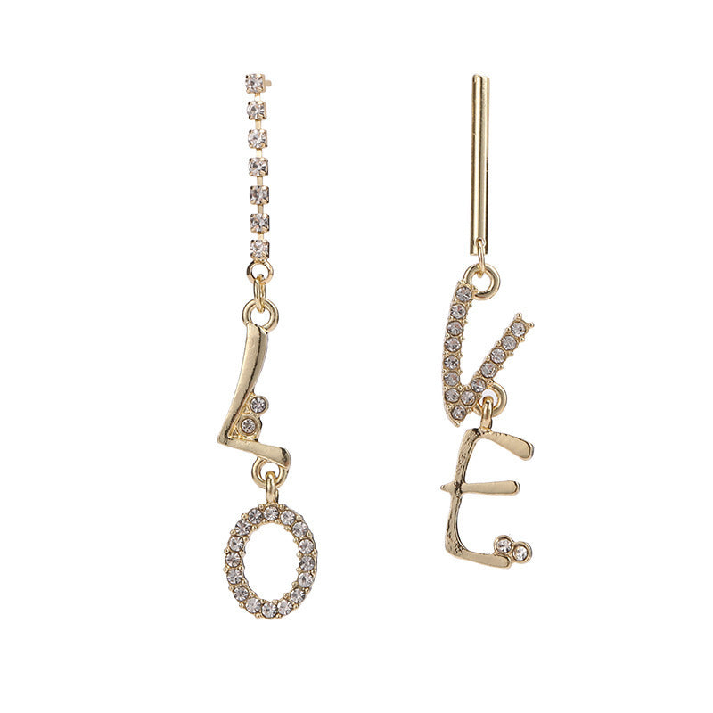 Korean Style LOVE S925 Silver Long Tassel Pearl Earrings