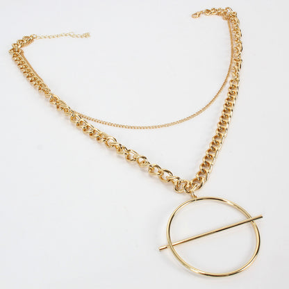 Fashionable Retro Ethnic Style Layered Necklace