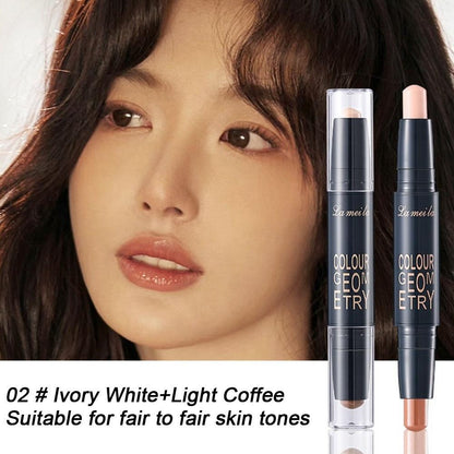 Double-Ended Highlighter and Contour Makeup Stick