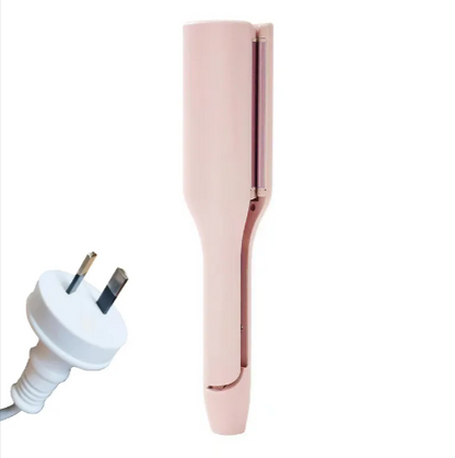 French Deep V Hair Curler – 32MM Big Wave & Water Ripple Curling Iron