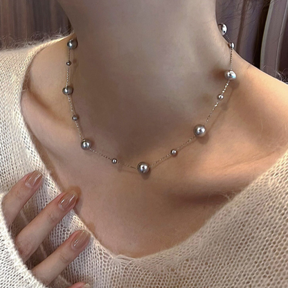 Gypsophila Flower Pendant Necklace